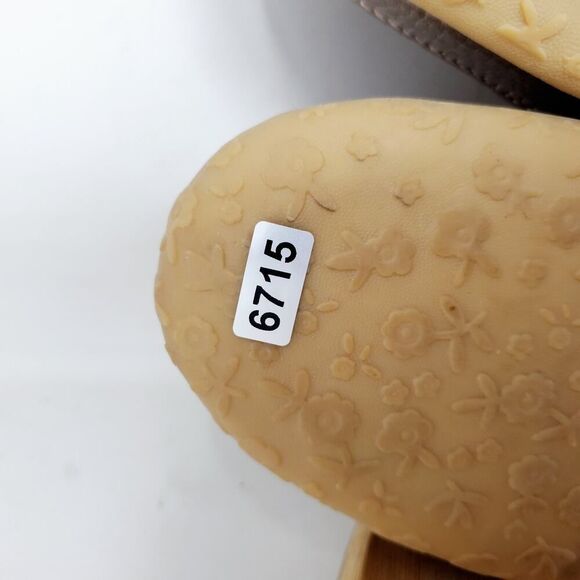 Spring Step Shoes Womens 40 Bronze Metallic Leather Loafer Flat Comfort Sandals - Picture 13 of 13